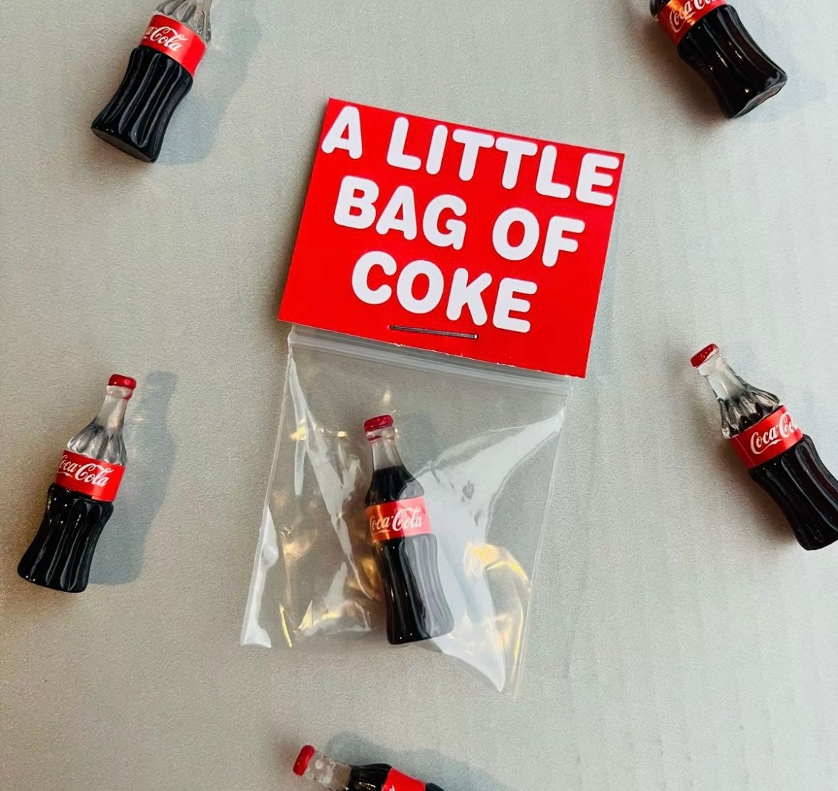 A little bag of coke party bag gift